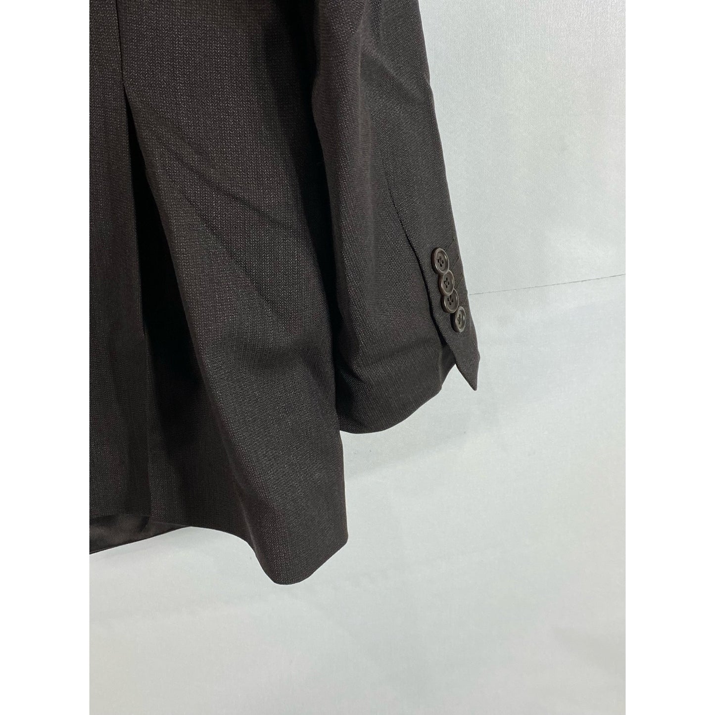 ERMENEGILDO ZEGNA Men's Brown Vintage Classic Two-Button Suit Jacket SZ 48L