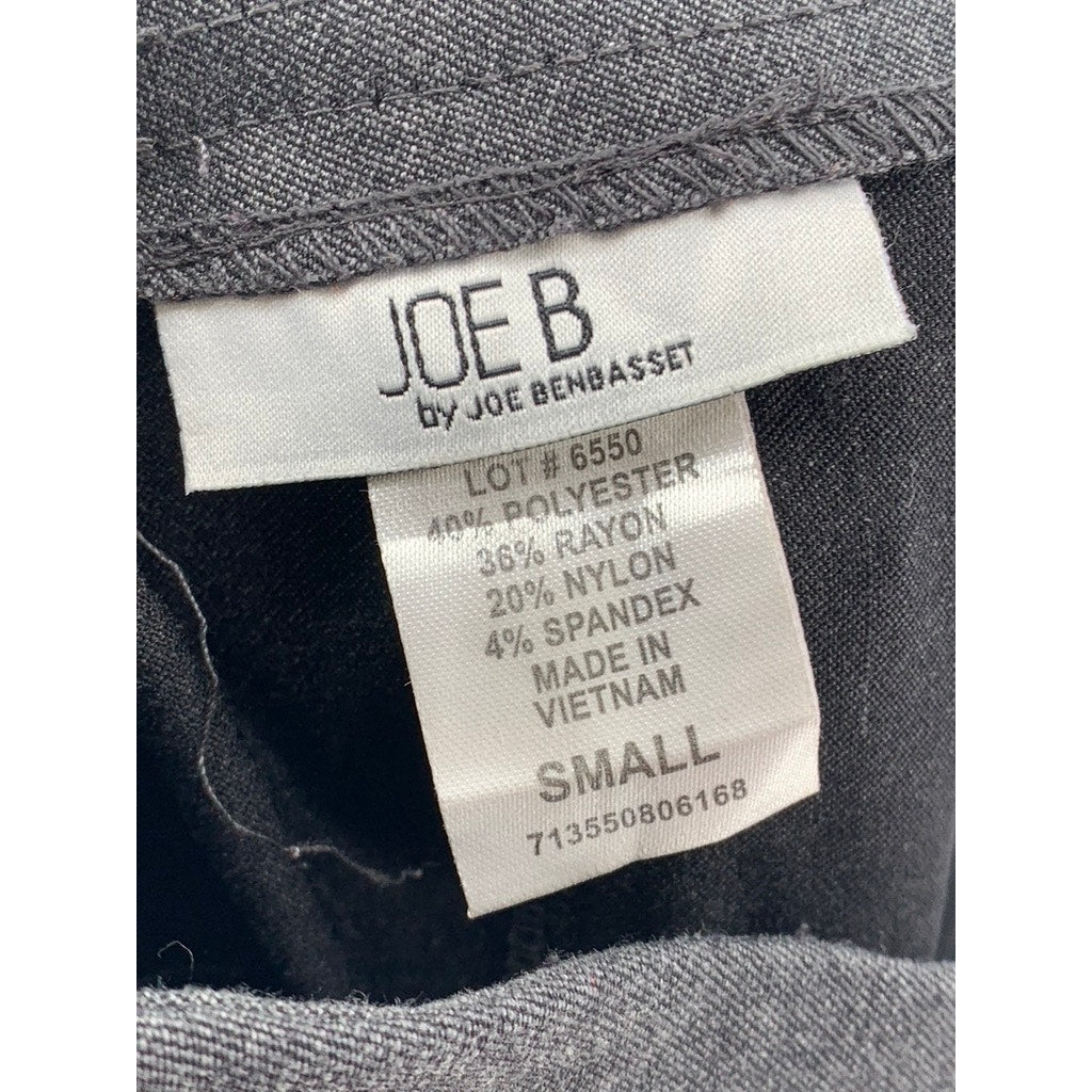 JOE B By Benbasset Women's Black Zipper-Pocket Denim Skirt SZ S