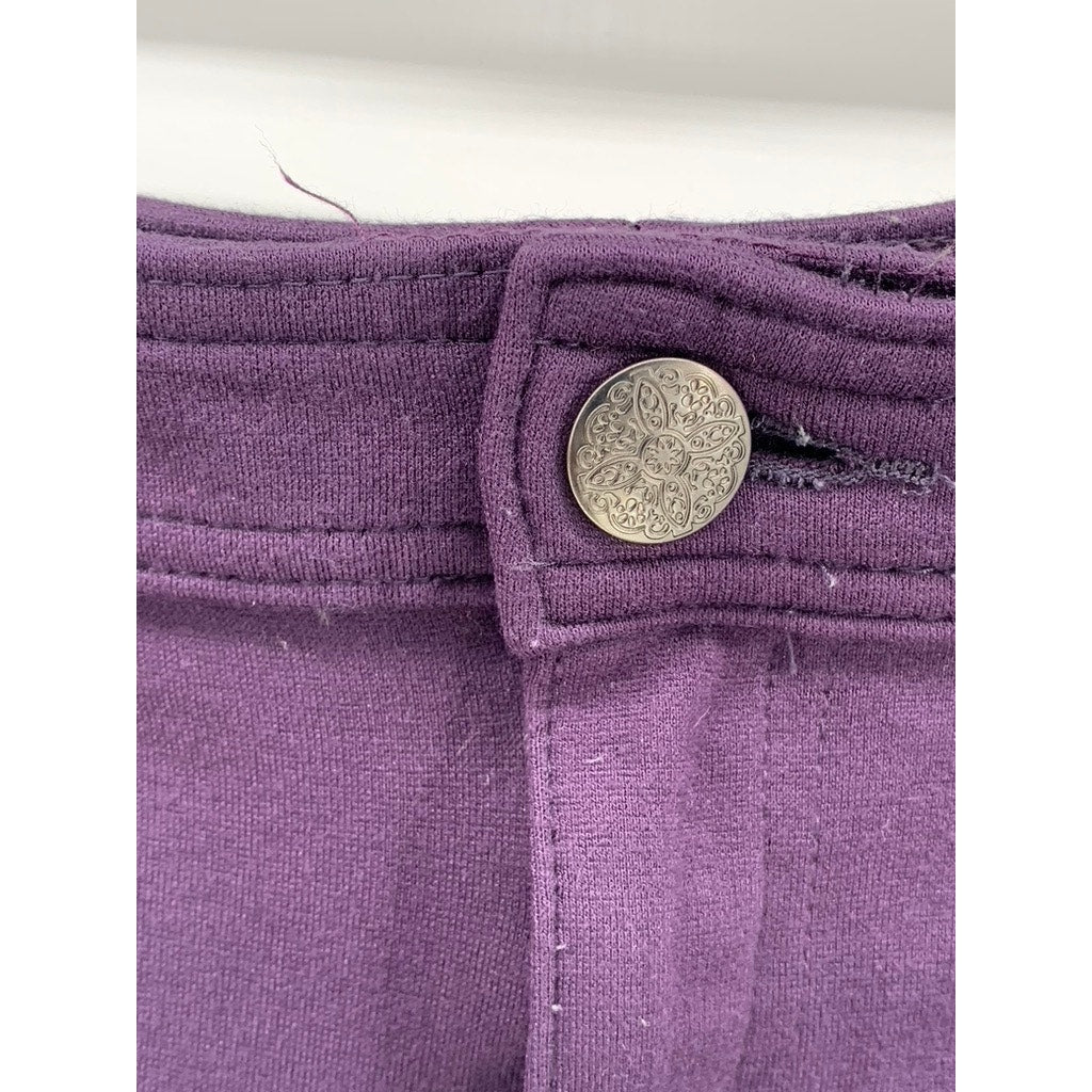STYLE & CO Women's Purple Skinny-Leg Pants SZ 12