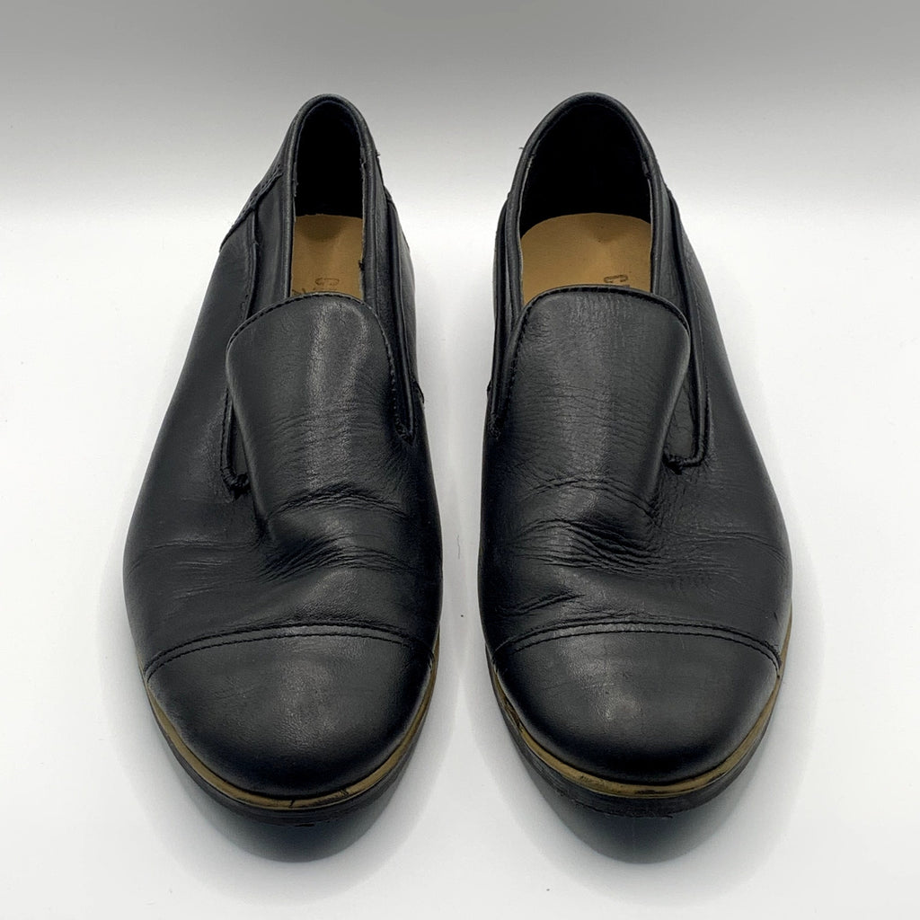 CHELSEA CREW Black Label Women's Black Round-Toe slip-On Shoes SZ 6