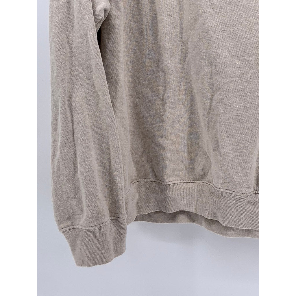 ARIZONA JEAN CO. Unisex Cotton Long Sleeved Tan Crewneck SZ XL