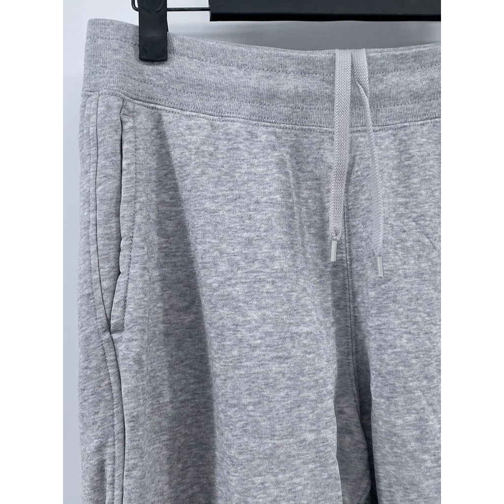 UNIQLO Unisex Adult Light Gray Drawstring Casual Sweatpants SZ S