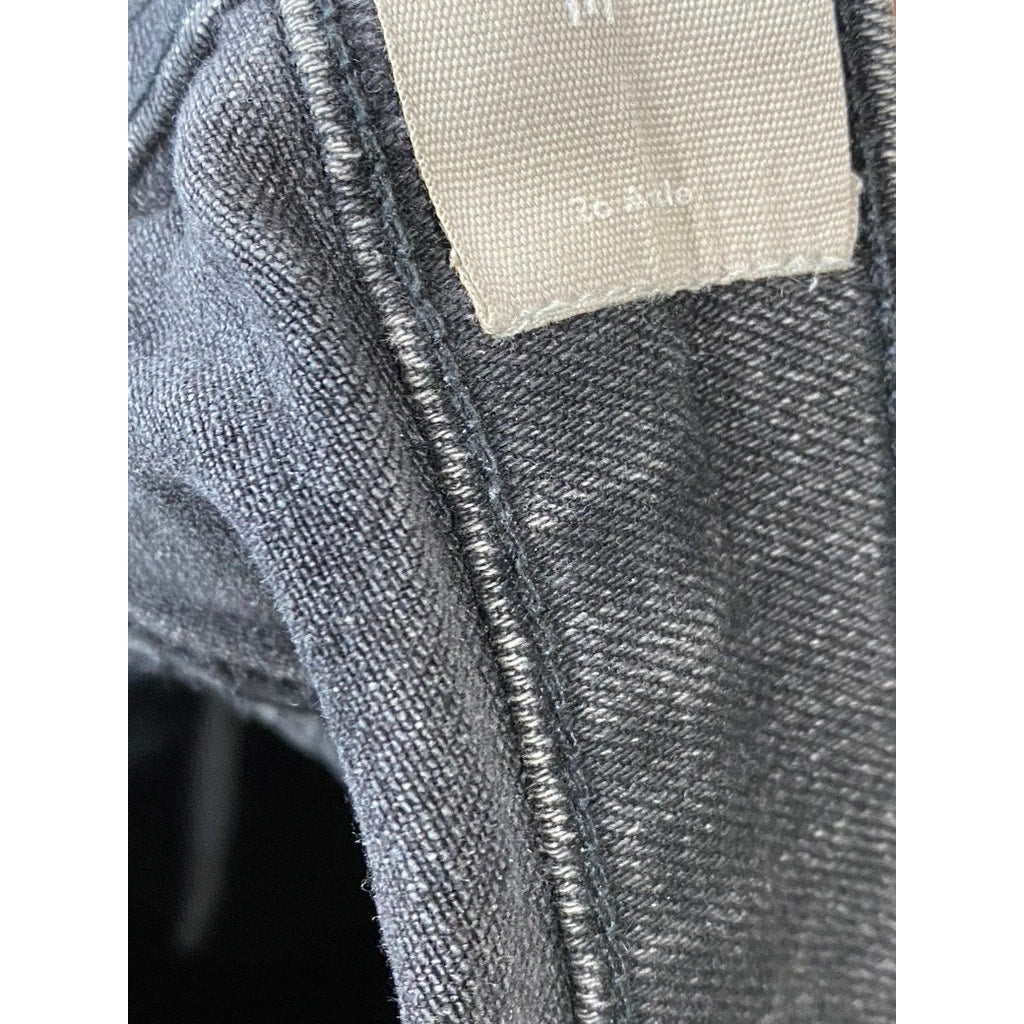 EVERLANE Women's Black Solid HIgh-Rise Skinny Denim Ankle Jeans SZ 26