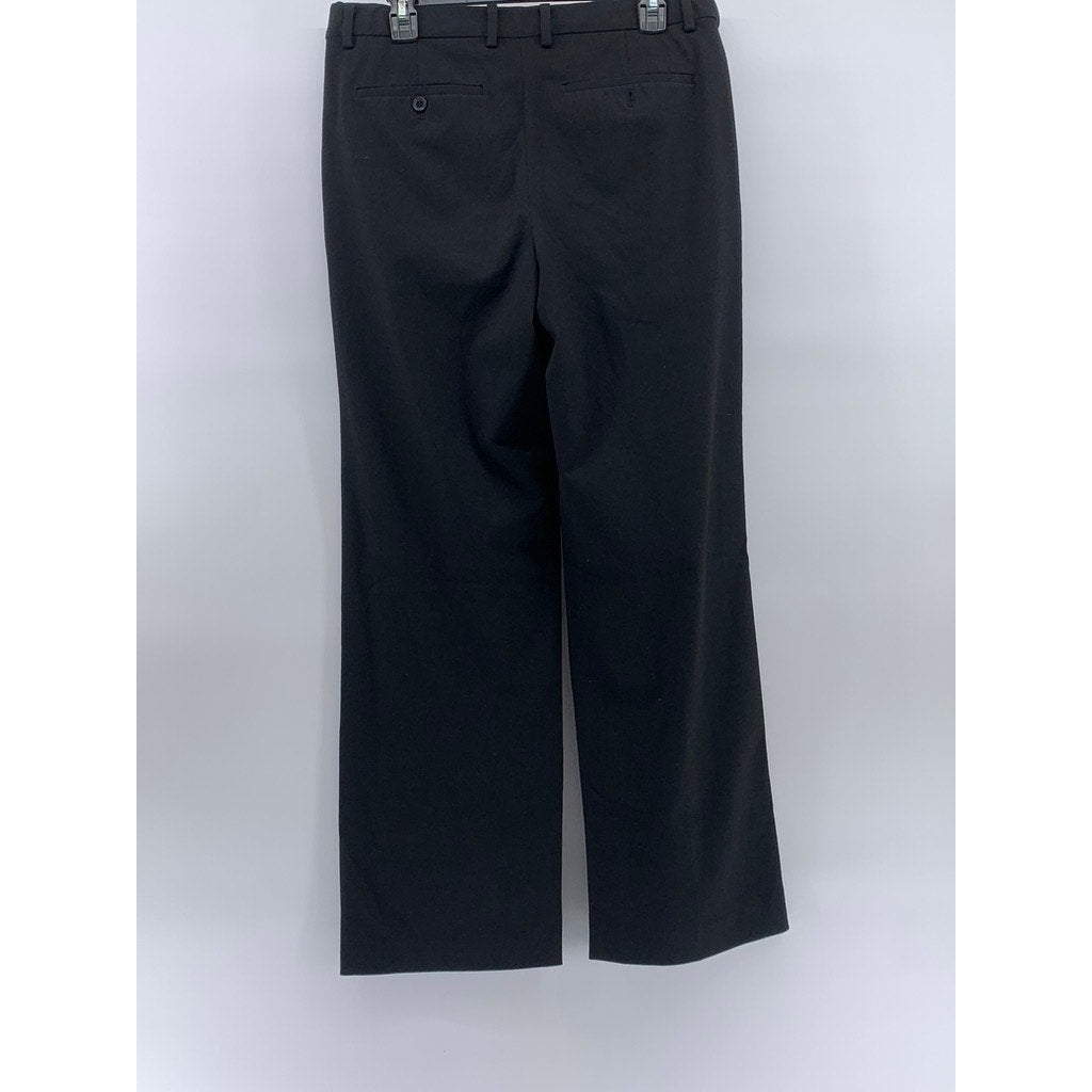 GIORDANO Women's Black Pleated Wide-Leg Relaxed-Fit Pants SZ 32