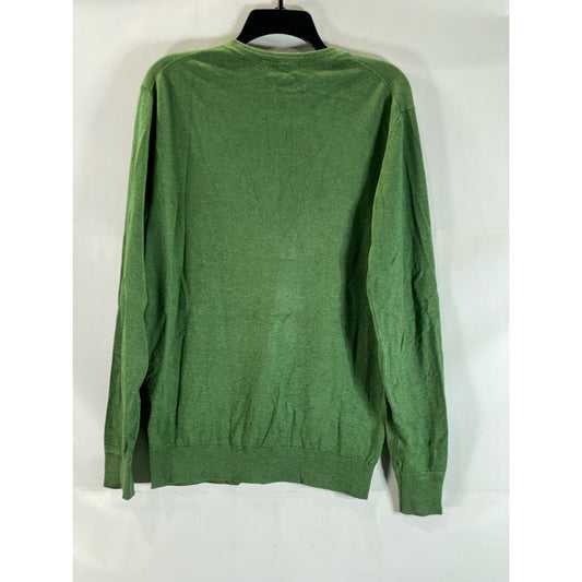 SCOTCH & SODA Amsterdam Men's Green Knit Crewneck Pullover Sweater SZ M