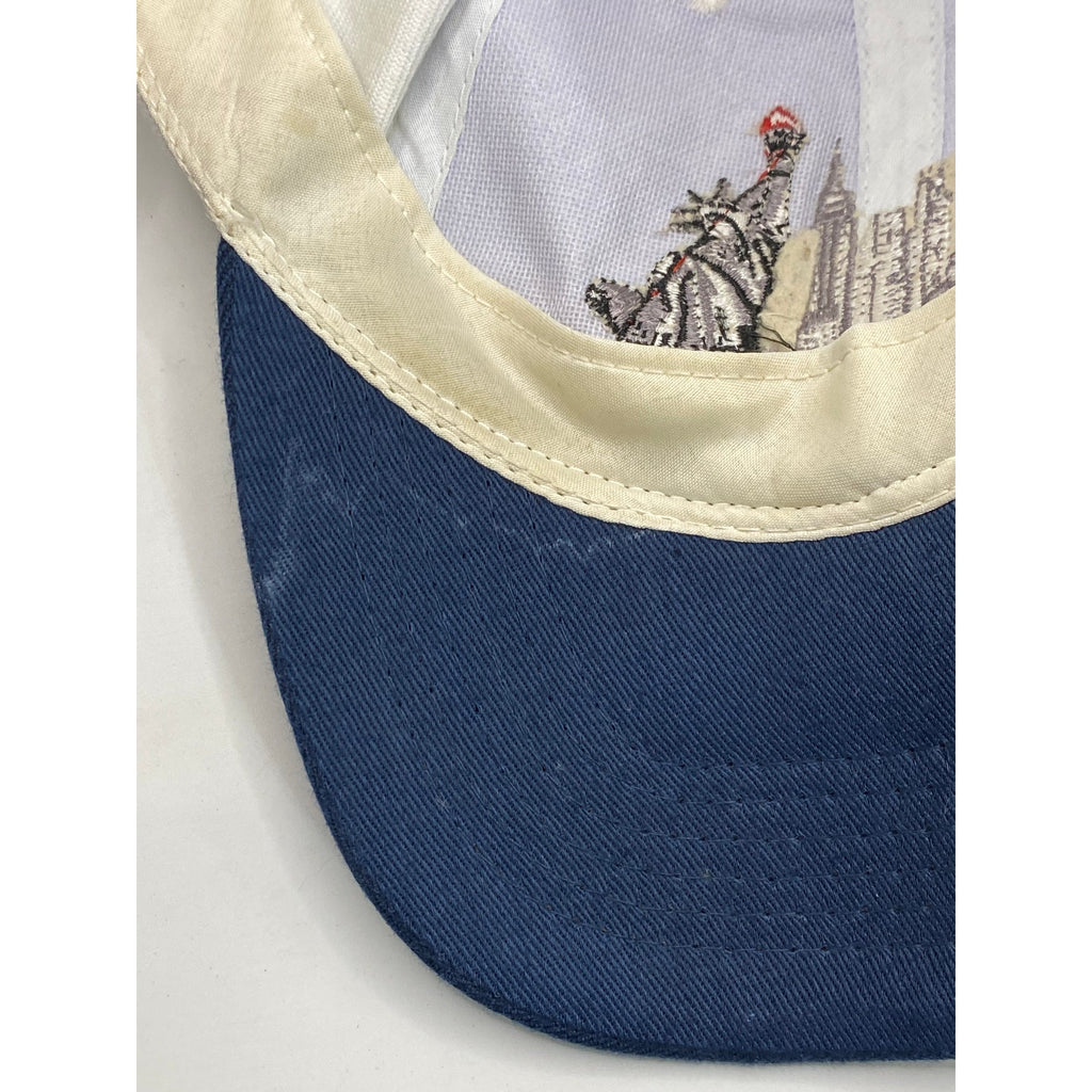 NEW YORK 1664 Unisex Adult White-Navy Embroidered NY City Baseball Cap SZ OS
