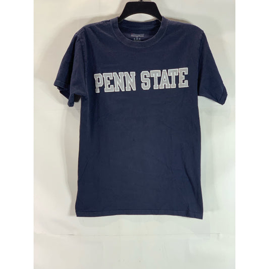 CHAMPION Authentic Men's Navy Crewneck Penn State Logo Short Sleeve T-Shirt SZ S