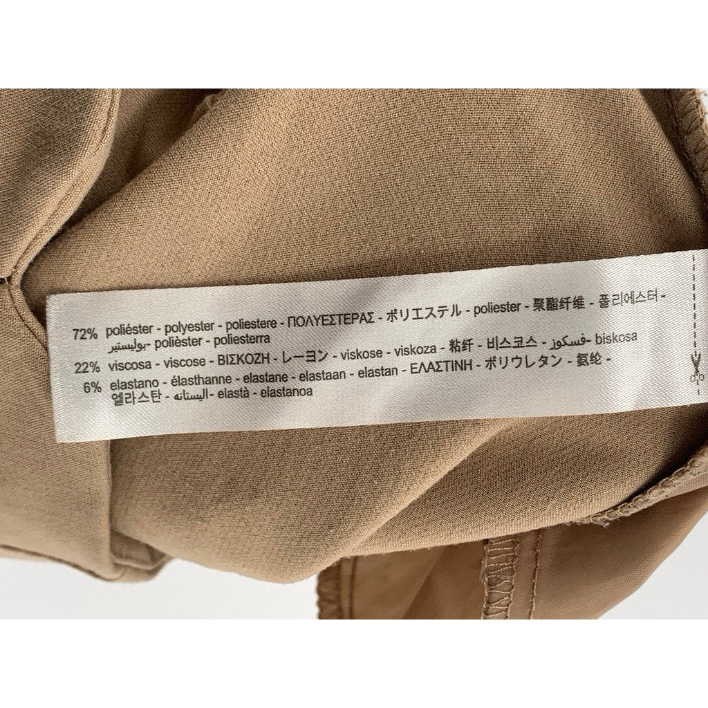 ZARA Women's Tan Slim-Leg High-Rise Pants SZ S