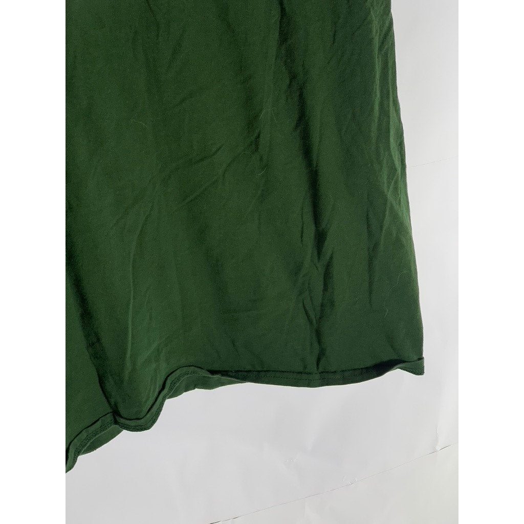 HOLIDAY BRAND Men's Dark Green Crewneck Logo Short Sleeve T-Shirt SZ 2XL