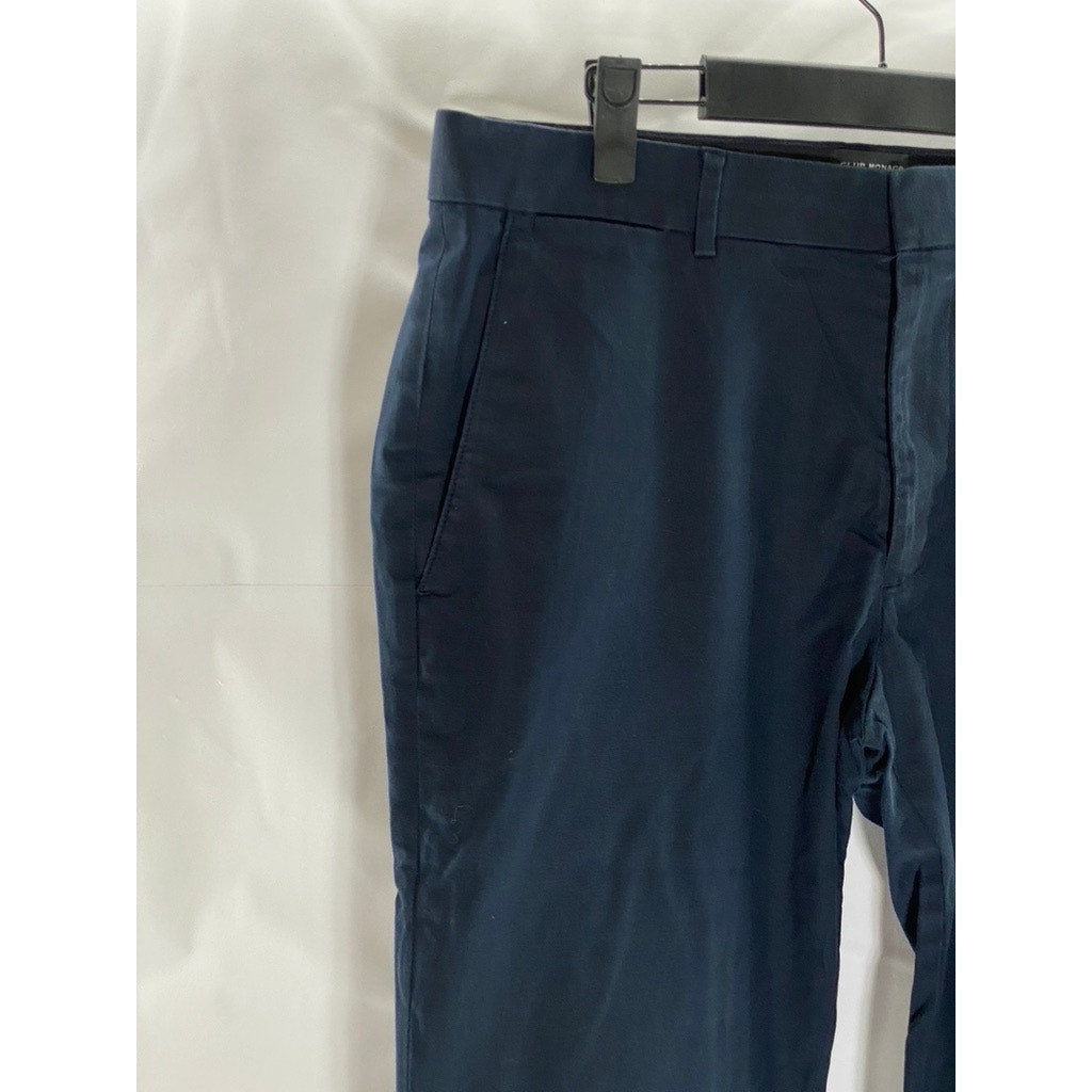 CLUB MONACO Men's Dark Navy Modern Slim-Fit Conner Chino Pant SZ 33
