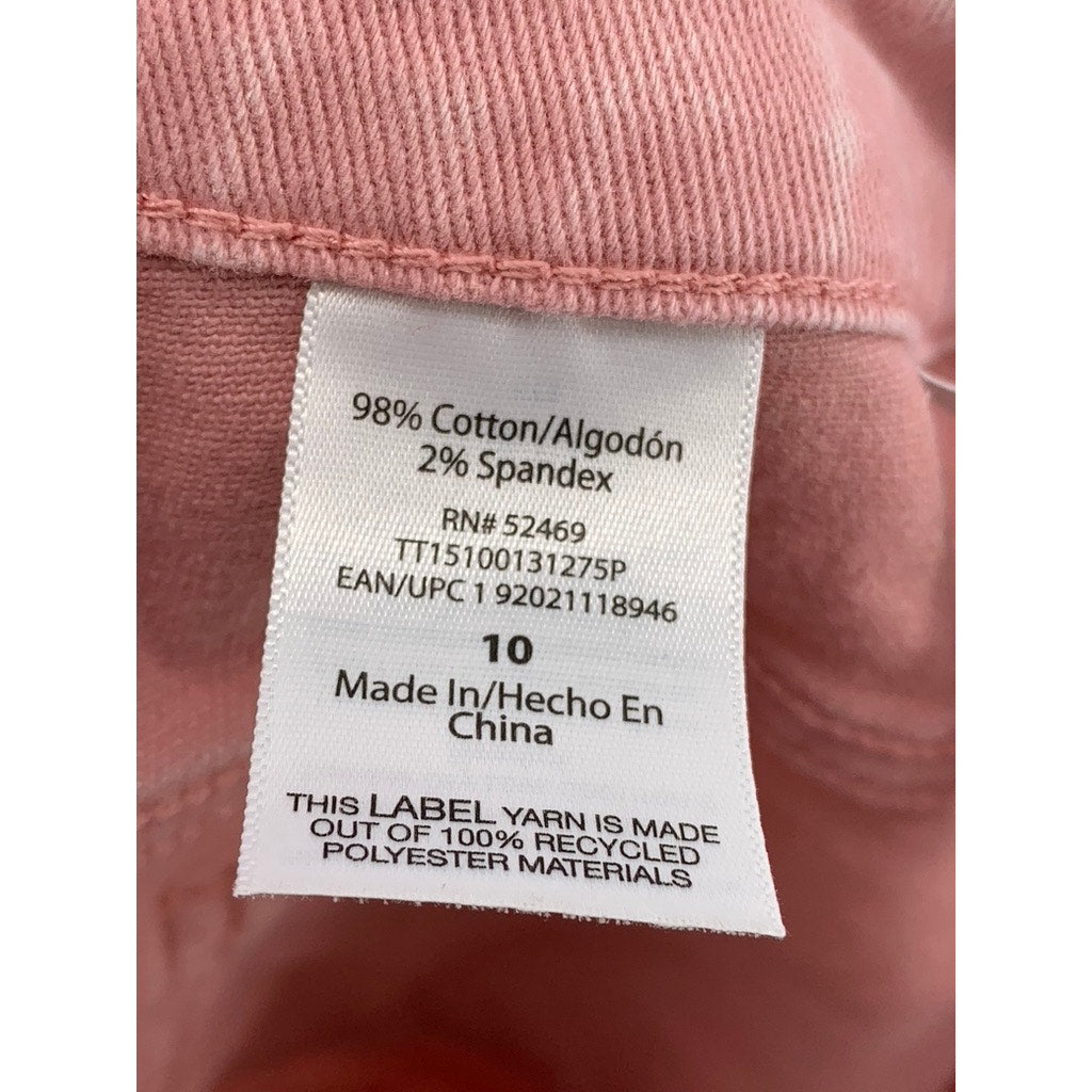 TIME & TRU Women's Pink Straight Leg Pants SZ 10