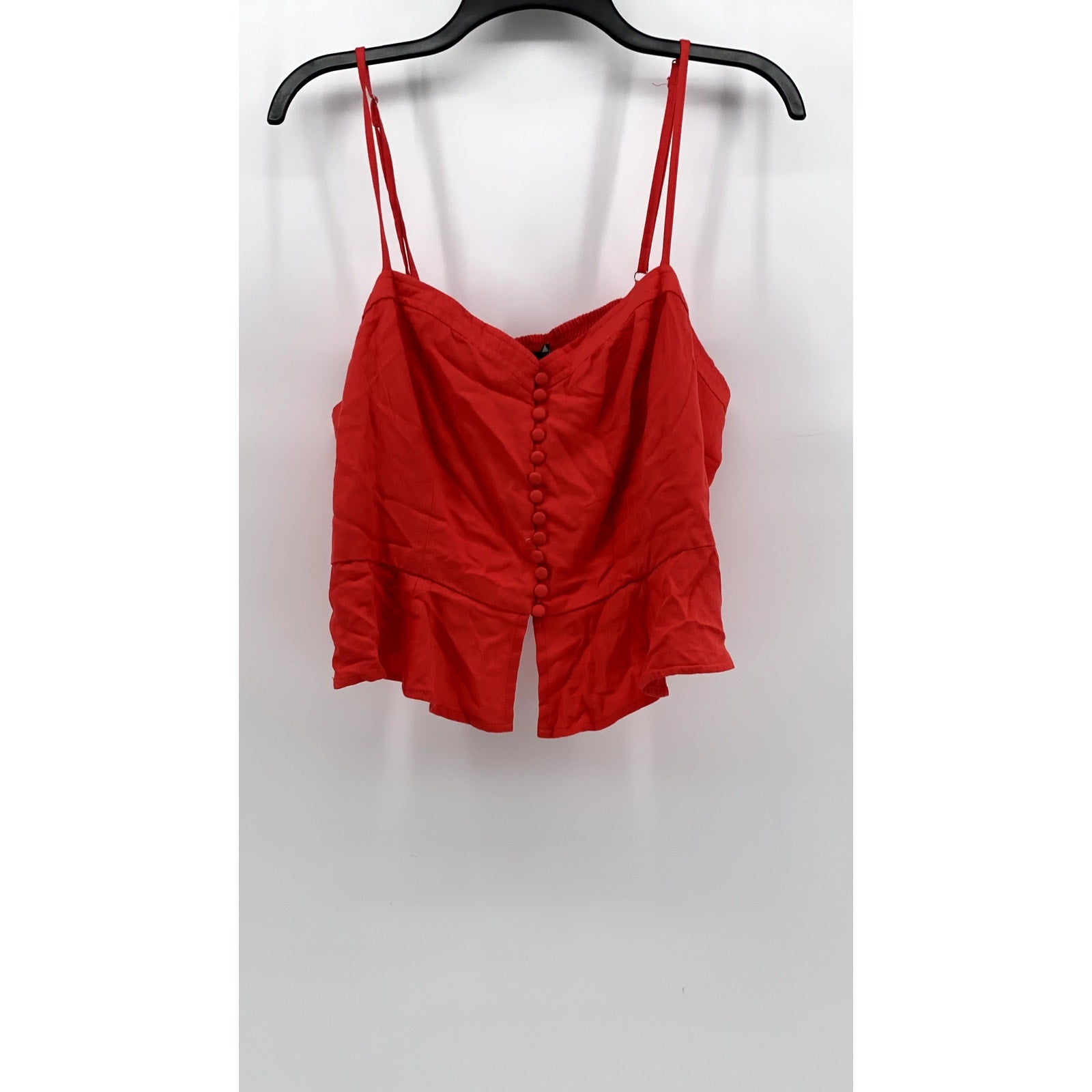 FOREVER 21 Women's Plus Red Cropped Tank Top Size 2X