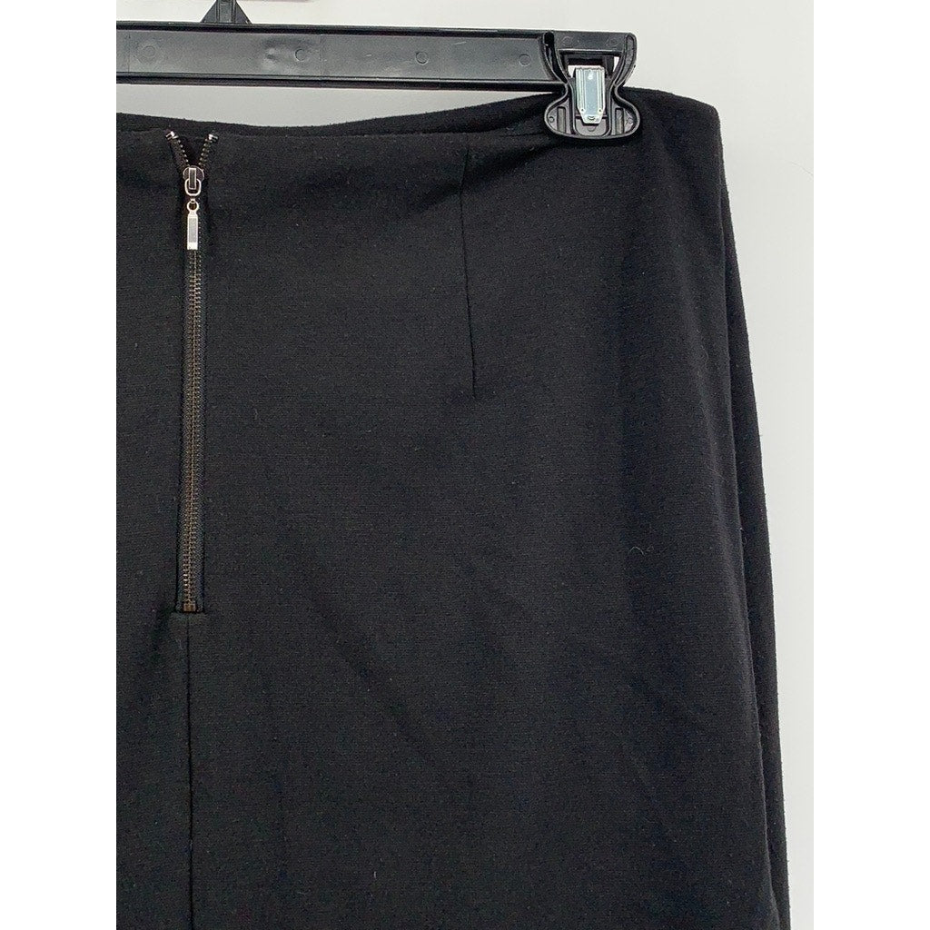 COVINGTON Women's Black Solid Pencil Mini Skirt SZ 14