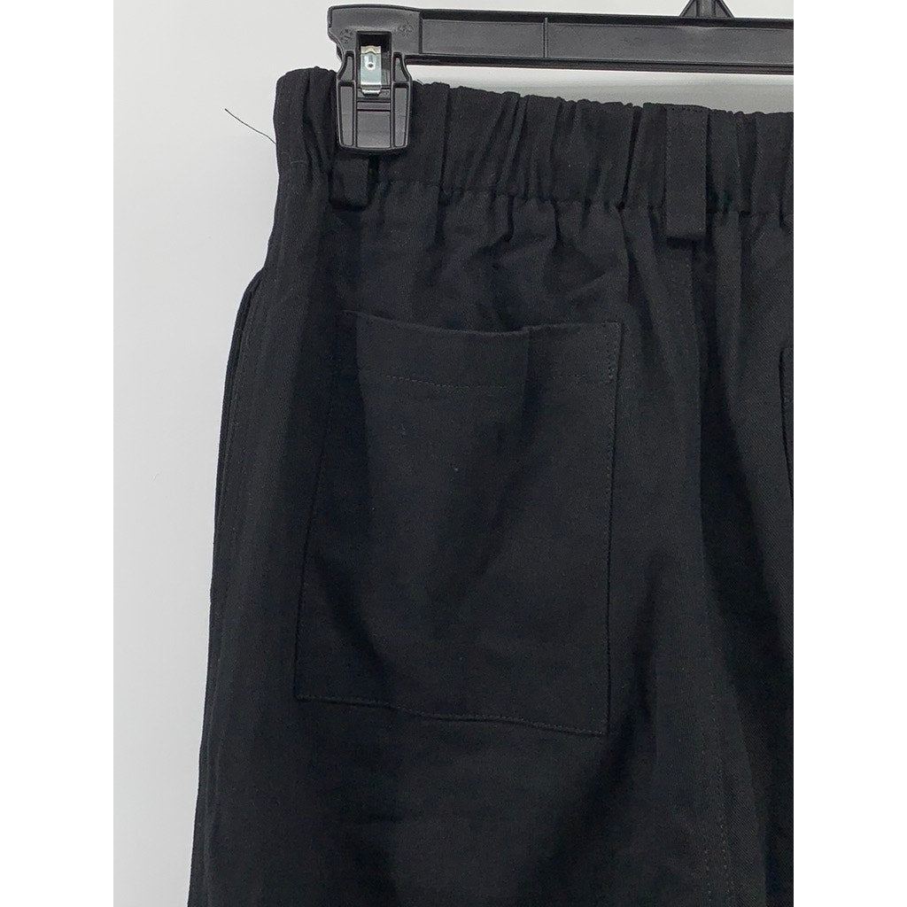 VNOOK STUDIO Women's Black Wide-Leg Relaxed Fit Pant SZ S