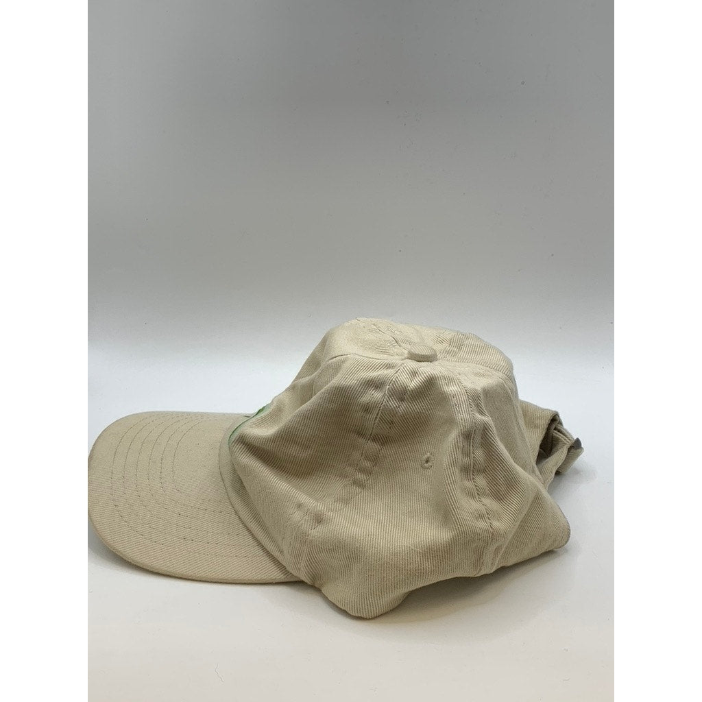 MOLLUSK Men's Beige Embroidered Adjustable Basketball Hat SZ OS