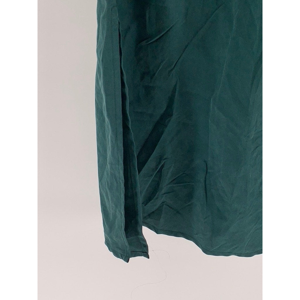 UNIVERSAL THREADS Women's Green Scoop-Neck Midi Dress SZ S