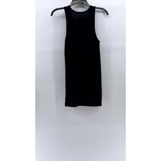 AMERICAN TALL Men's Black Soft-Knit Crewneck Sleeveless Tank SZ M/T