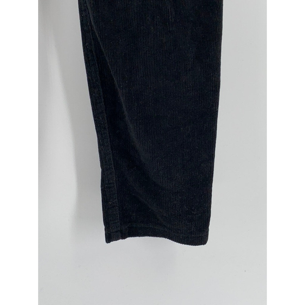 GLORIA VANDERBILT Women's Black Corduroy Pants SZ M
