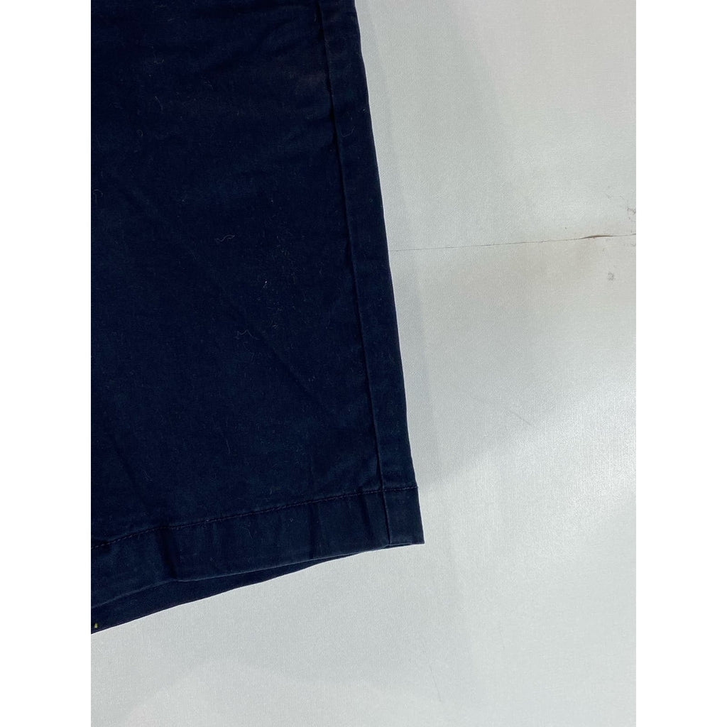 TOMMY HILFIGER Men's Navy Blazer Regular-Fit Chino Shorts SZ 33