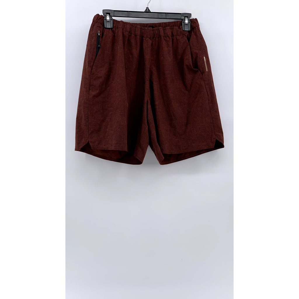 REI Men's Burgundy Drawstring Swim Trunks SZ L