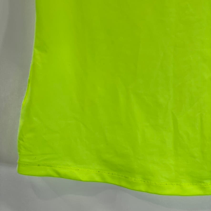 NIKE PRO Women’s Lime Green Active V-Neck Short Sleeve Top SZ M