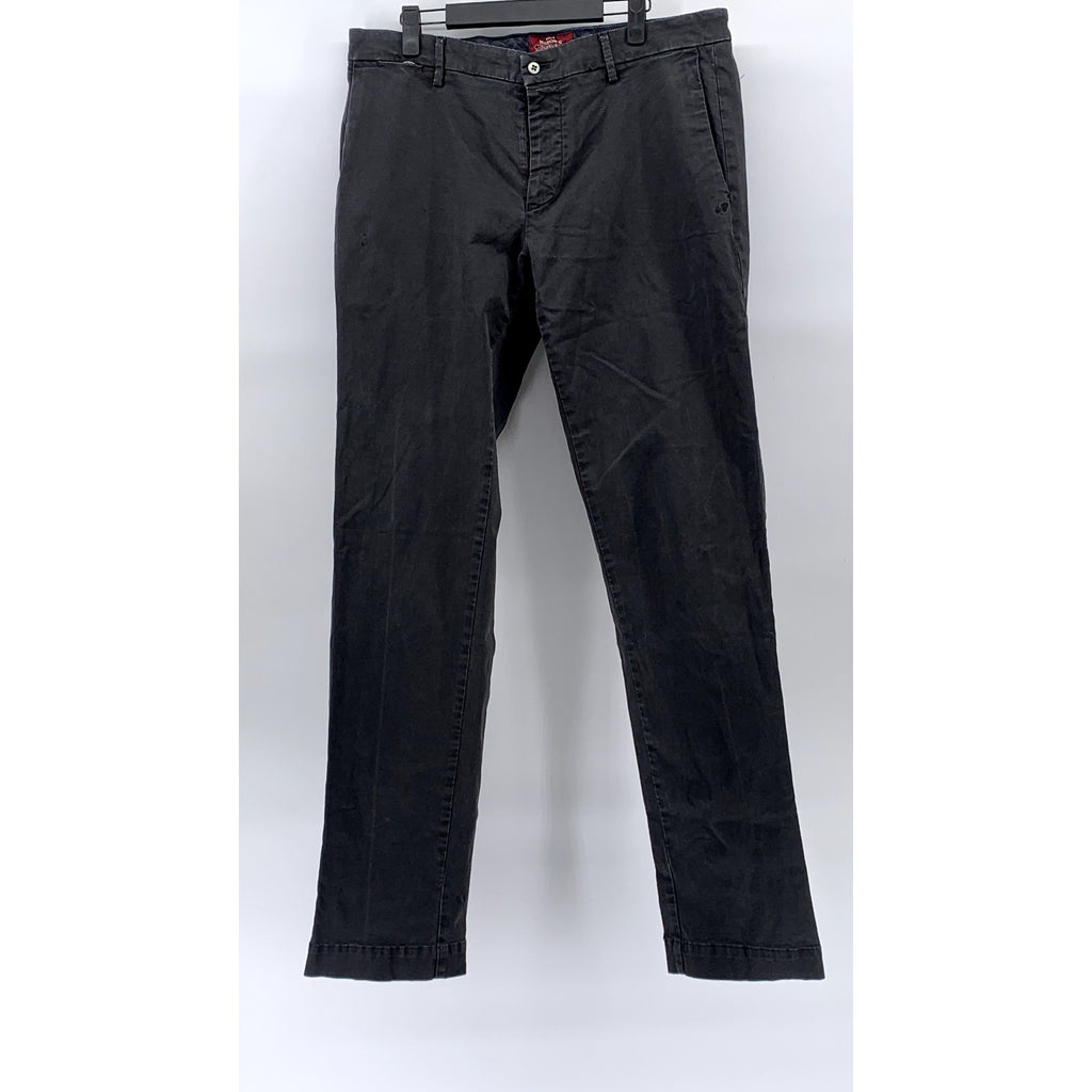 MASONS Men's Black Straight-Leg Chino Pants SZ 52(US36)