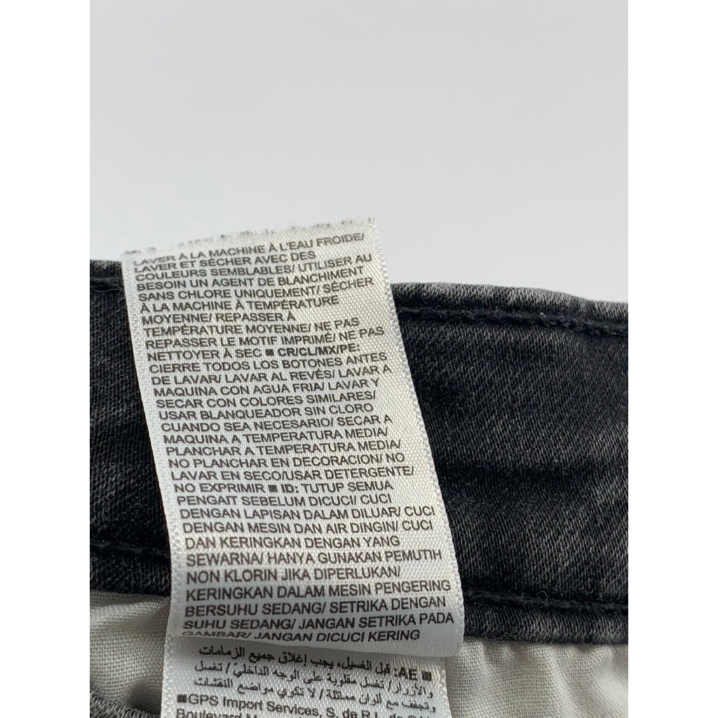 OLD NAVY Men's Black Denim Regular-Fit Slim-Leg Five-Pocket Jeans SZ 29X30