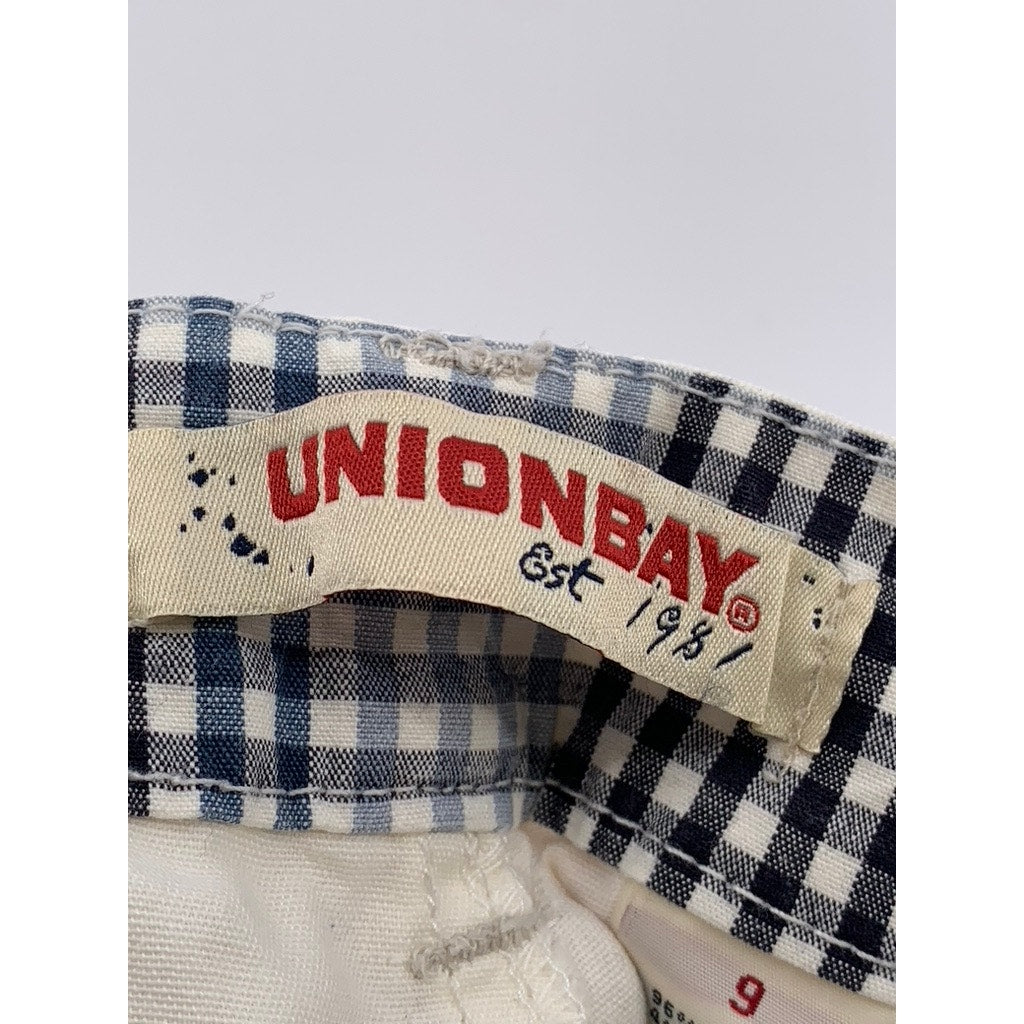 UNIONBAY Women Juniors' Beige Heather Uniform Pants SZ 9
