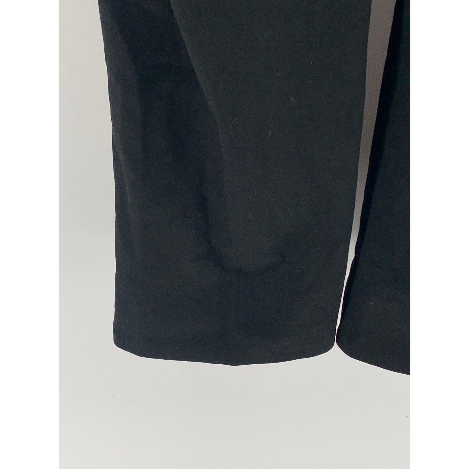 CALVIN KLEIN Men's Black Solid Slim-Leg Regular-Fit Flat Front Pants SZ 36X30