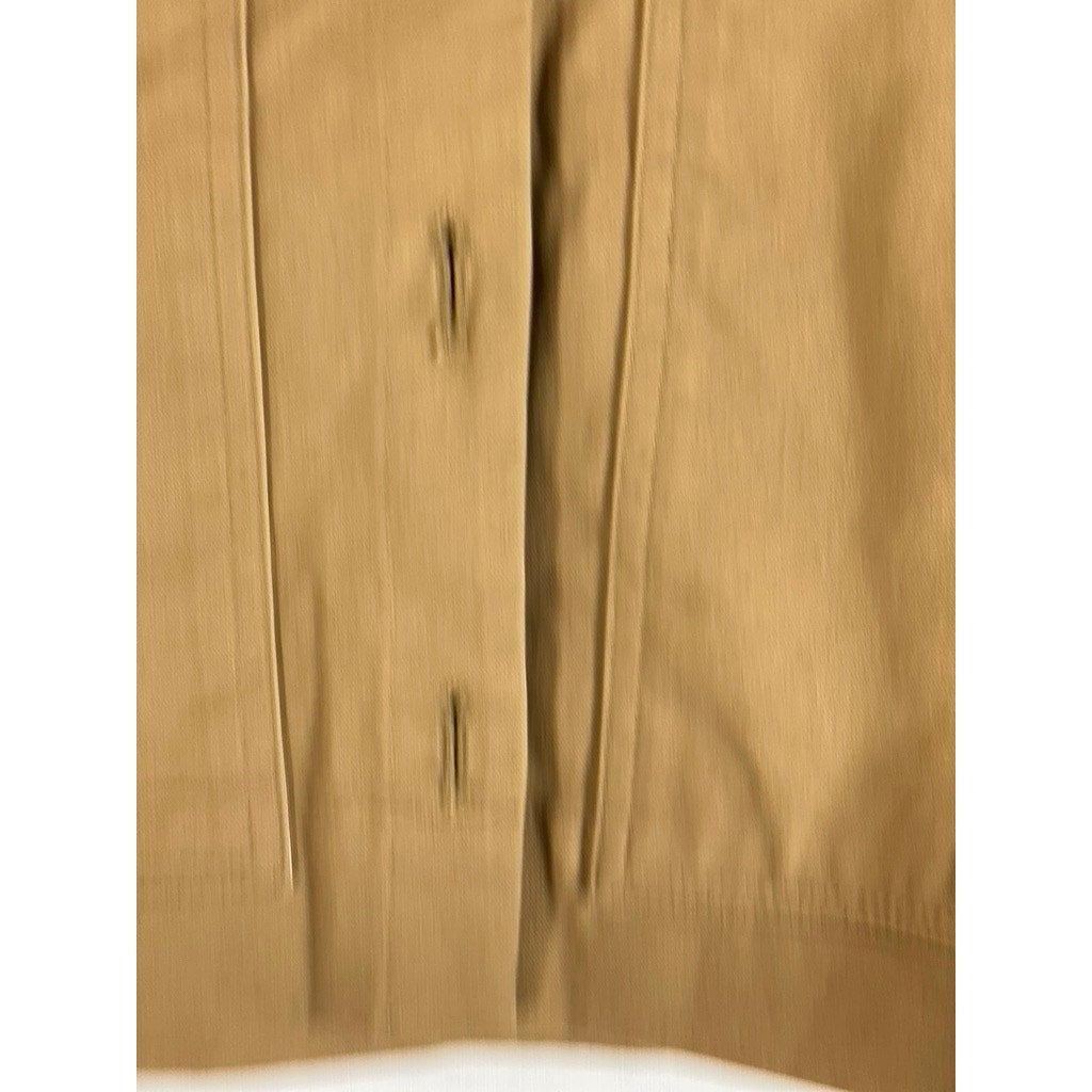 STEVEN ALAN Women's Tan Button-Up Long Sleeve Shirt Jacket SZ M