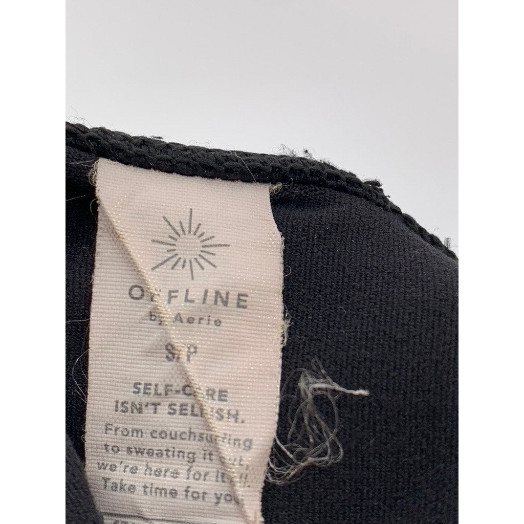 OFFLINE By AERIE Women's Black The Hugger Bike Shorts SZ S