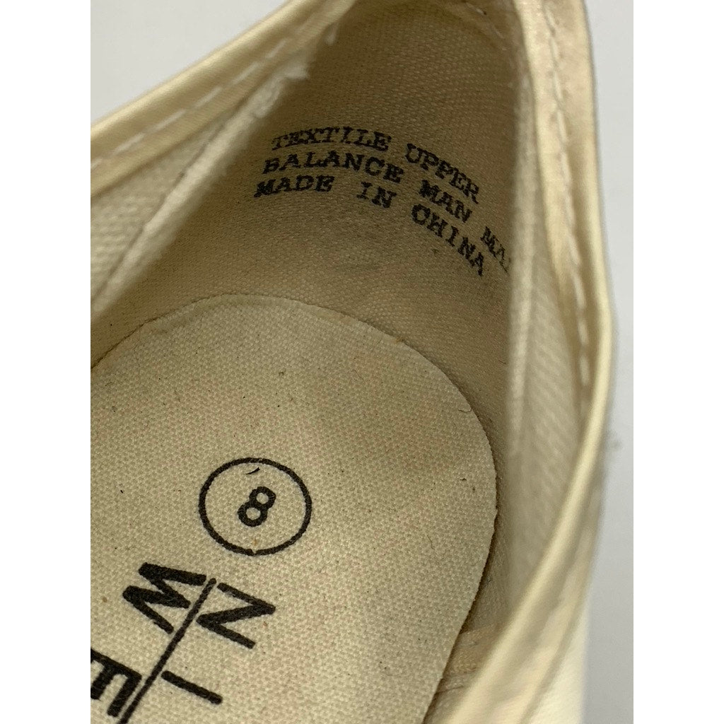 NINE WEST Women's Cream Satin Like Lace Sneakers SZ 8