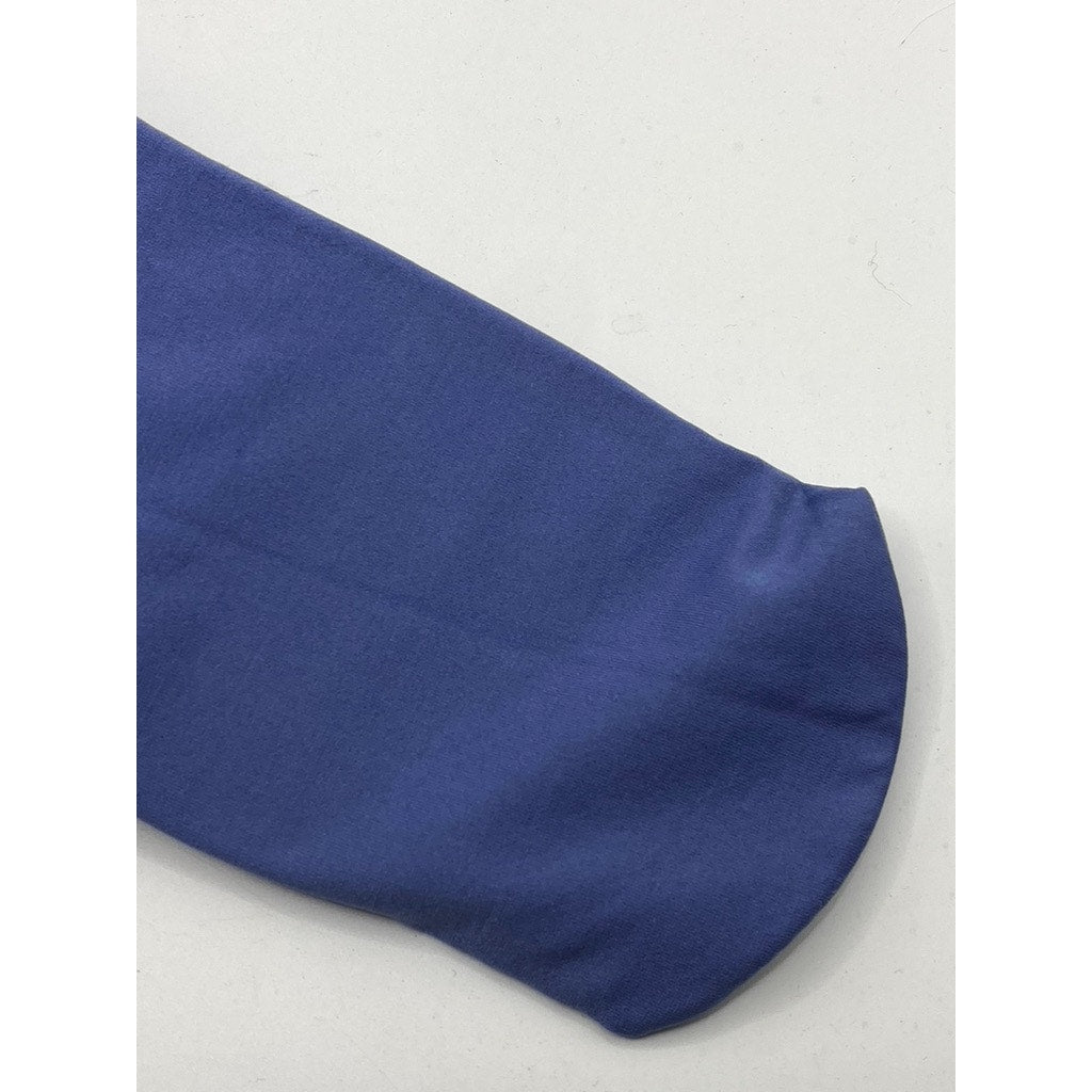MEMOI Women's Dark Blue Mesh Pull-On Scrunch Anklet Socks SZ OS