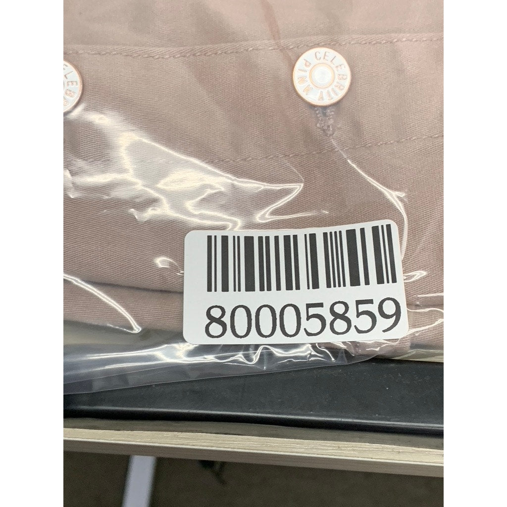 CELEBRITY PINK Women’s Dusty Rose Button-Front Denim Mini Skirt SZ 13/31