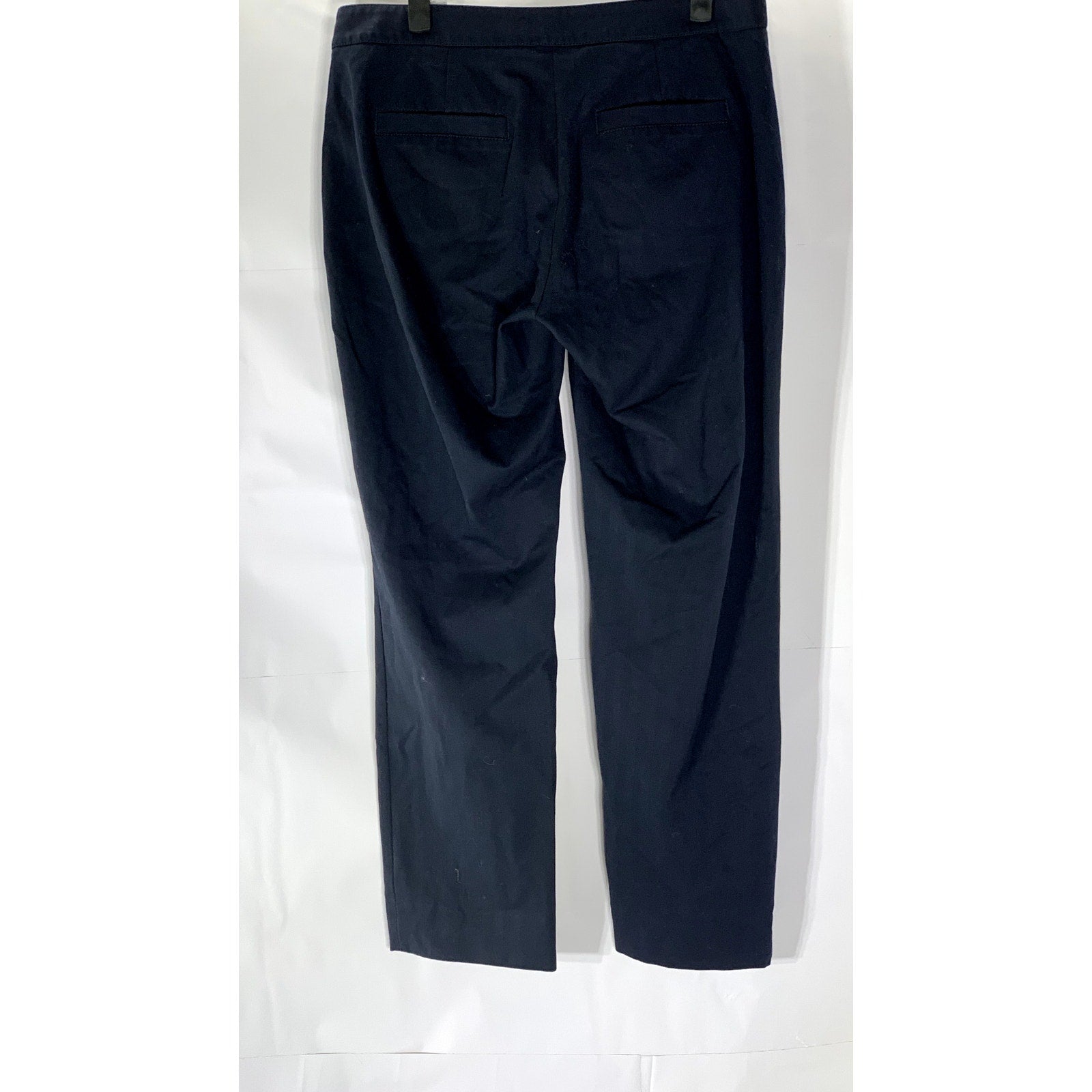 BANANA REPUBLIC Women's Navy Avery Button-Front Straight-Leg Ankle Pant SZ