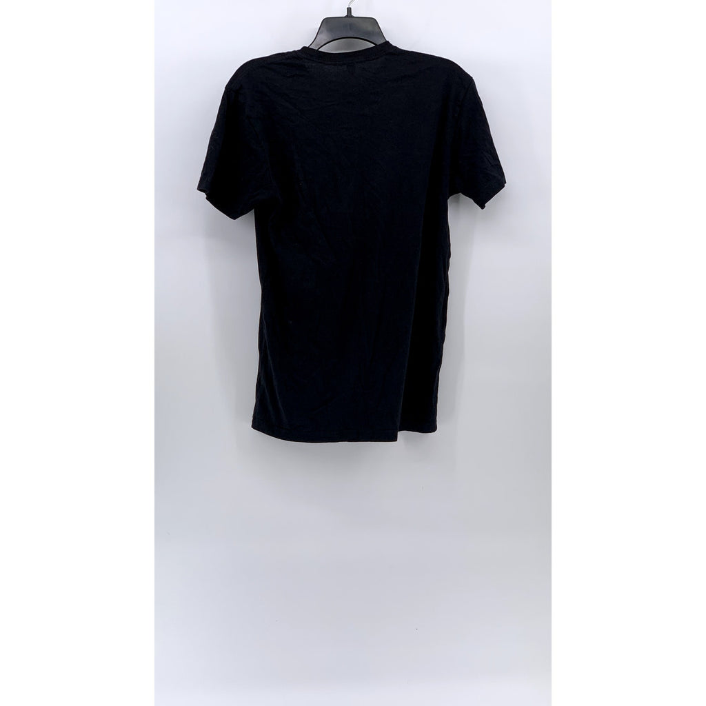 NEXT LEVEL APPAREL Men's Black Coney Island Crewneck Short Sleeve T-Shirt SZ S