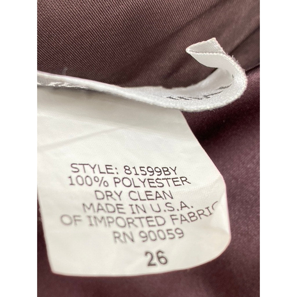 DAVID'S BRIDAL Women's Brown Strapless 2pc Gown SZ 26