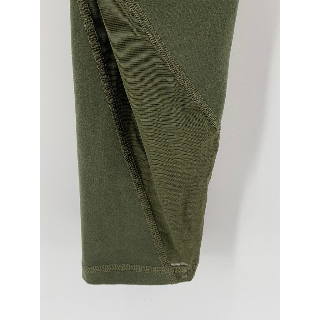 OLD NAVY ACTIVE Women's Go Dry Olive Sports Exercise Elevate Legging SZ M