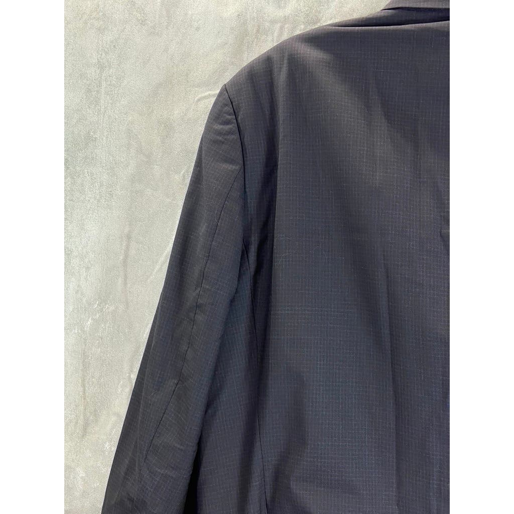 BOSS HUGO BOSS Men's Black Classic-Fit Super 100 Wool Two-Button Blazer SZ 44R