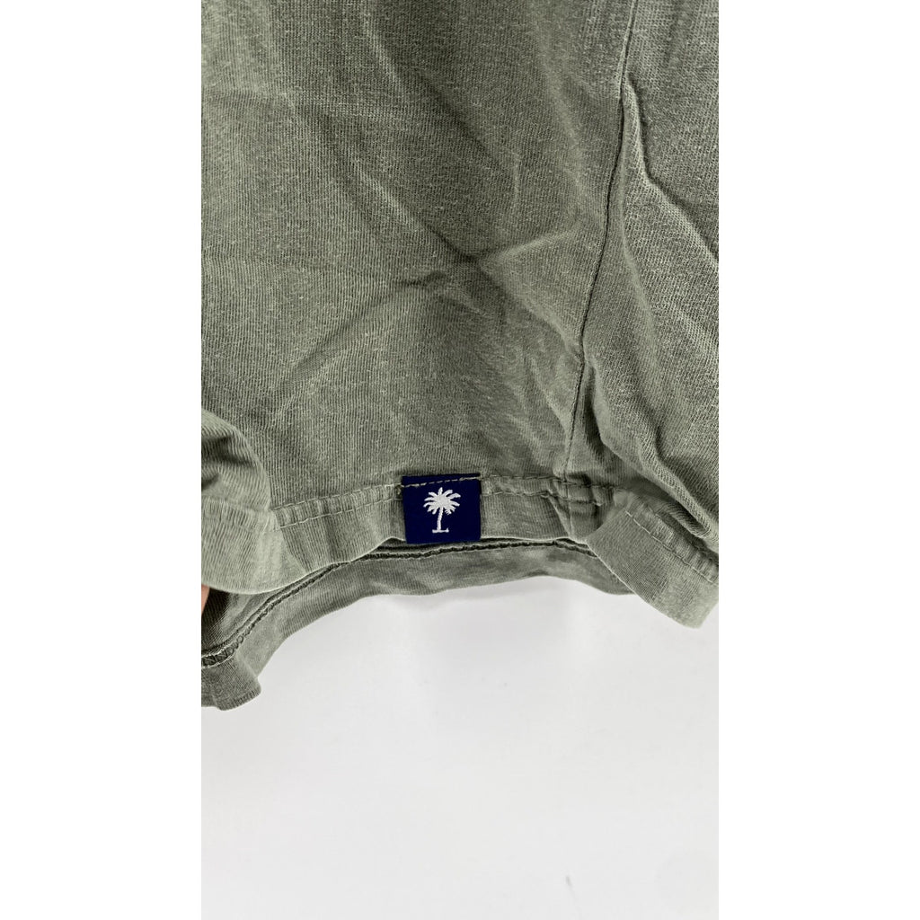 IMPURE Men's Olive Green Crewneck Short Sleeve Casual Cotton T-Shirt SZ L