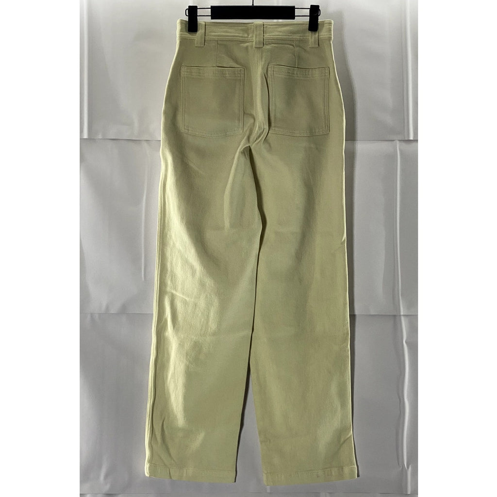 SUNDAY BEST Women's Beige Straight-Leg Denim Jeans SZ 2