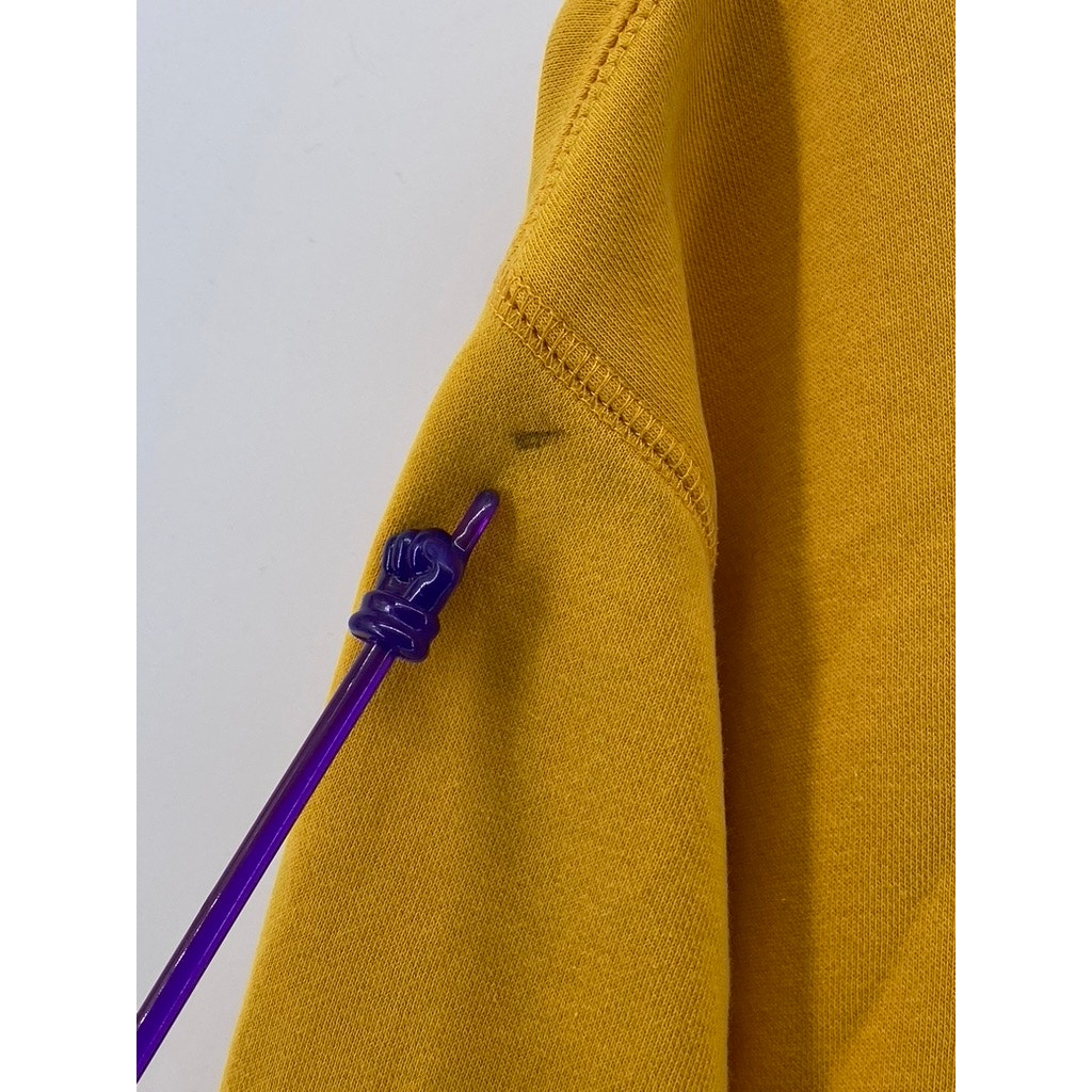 EVERLAST SPORT Men's Mustard Yellow Crewneck Long Sleeve Casual Sweatshirt SZ L