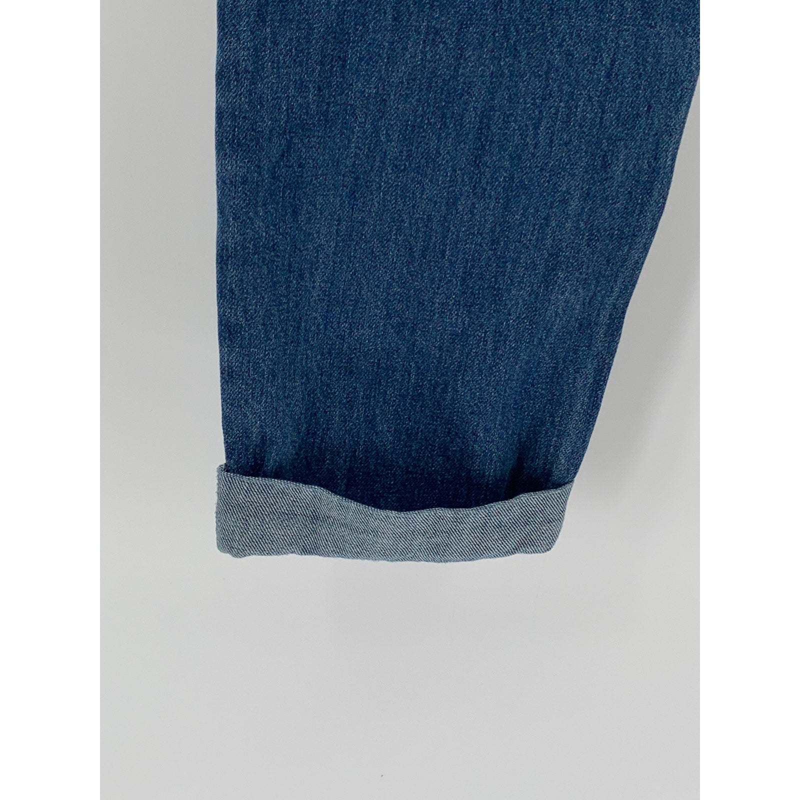 DICKIES Women's Vintage Y2K Blue Denim Cuffed Five-Pocket Jeans SZ 7/28