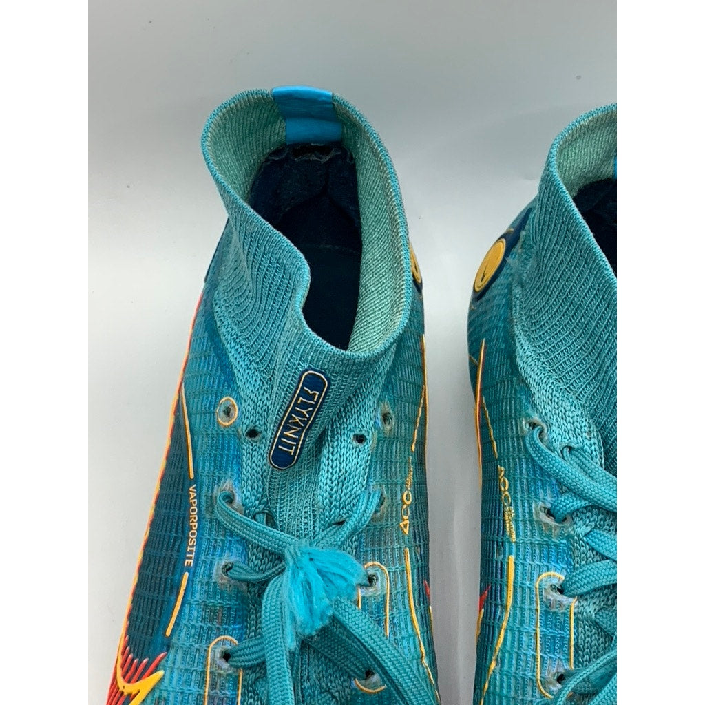 NIKE Women's Teal Blue Murcurial Fit360 FlyKnit Soccer Cleats SZ 7.5