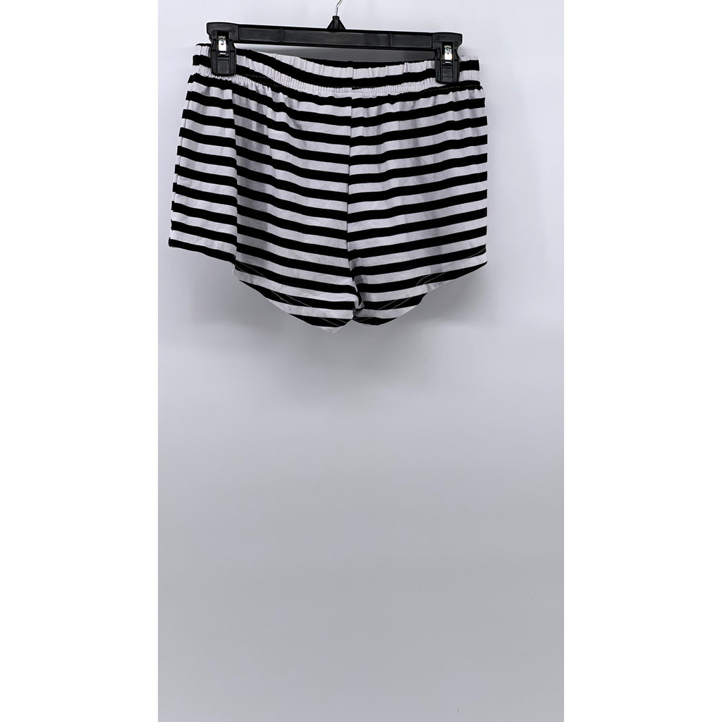 DISNEY Women's Black-White The Night Before Christmas Striped Sleep Shorts SZ S