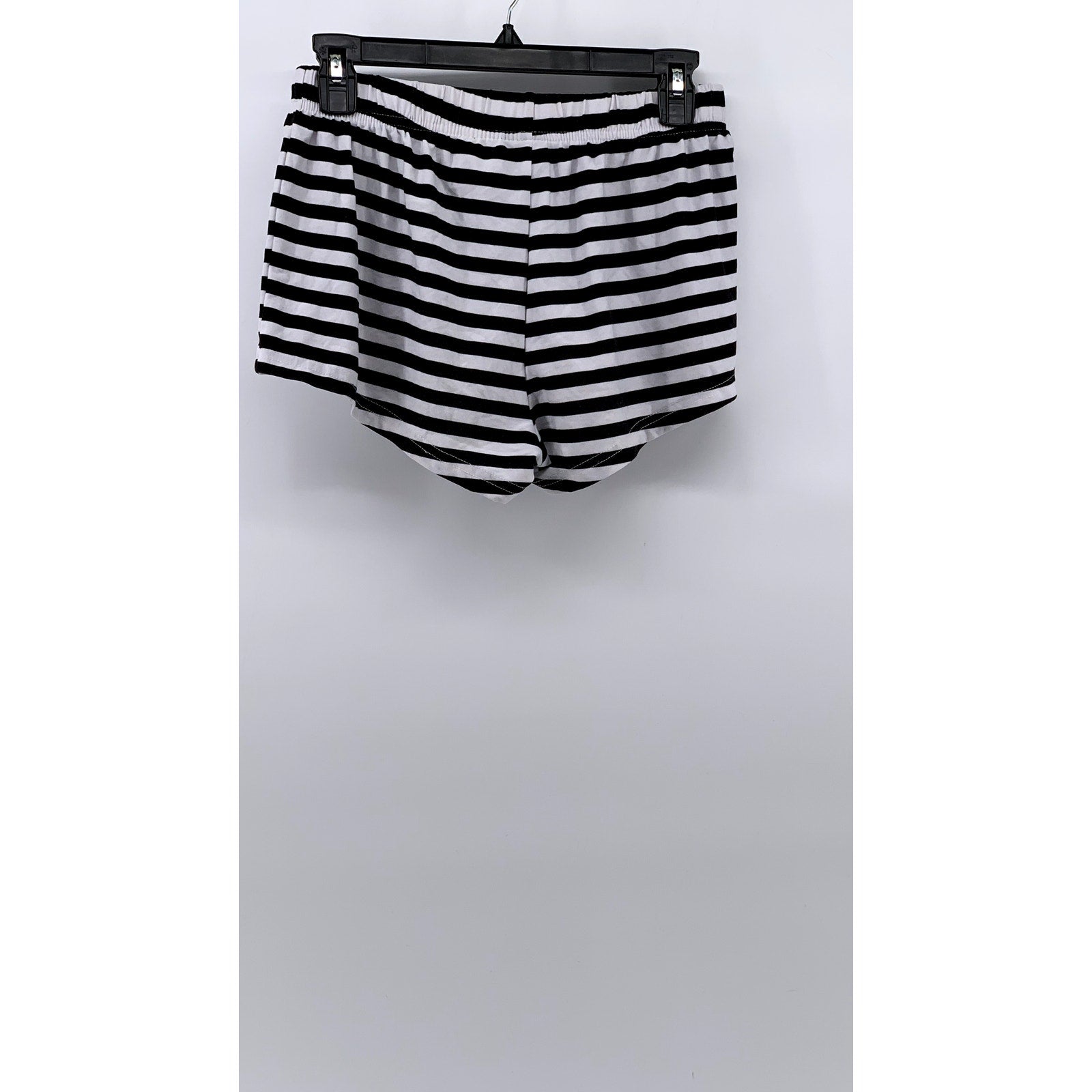 DISNEY Women's Black-White The Night Before Christmas Striped Sleep Shorts SZ S