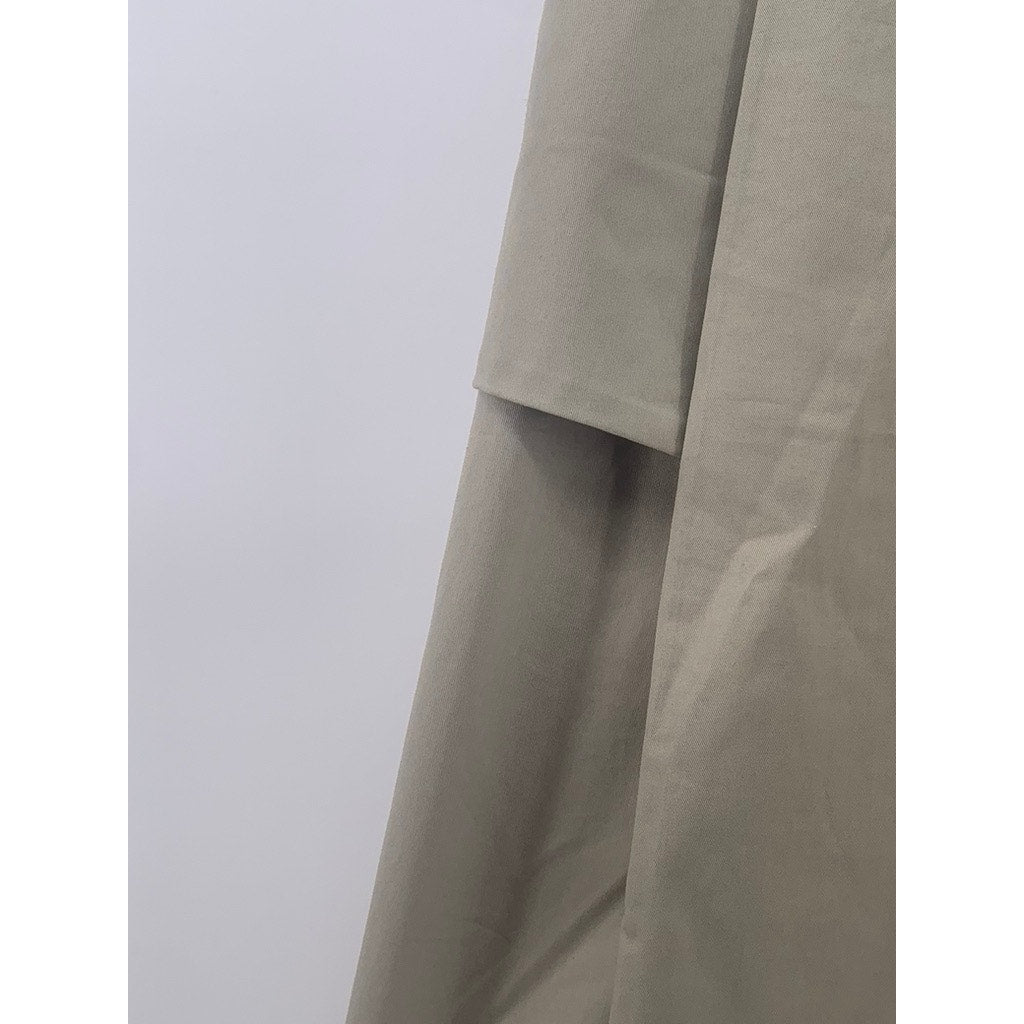 LIONESS Women's Tan Pleated Wide-Leg Relaxed-Fit High-Rise Work Pant SZ 32