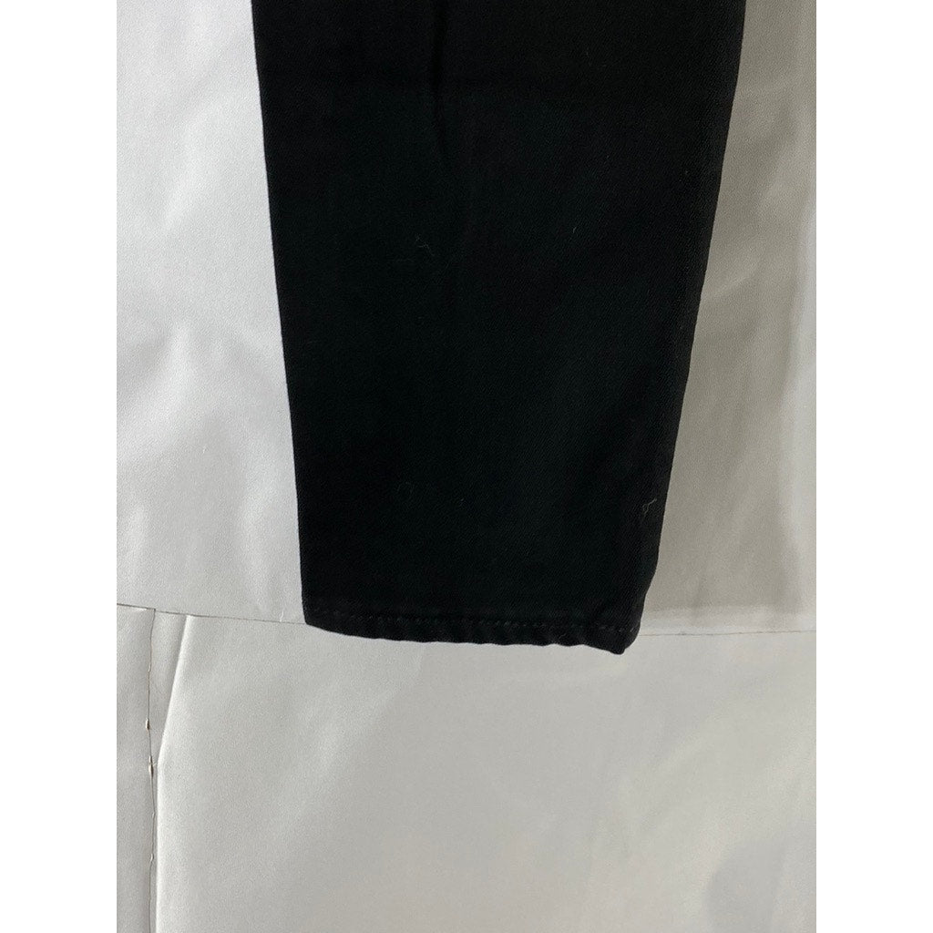 MADEWELL Women's Black Solid Denim Curvy High-Rise Skinny Jeans SZ 26