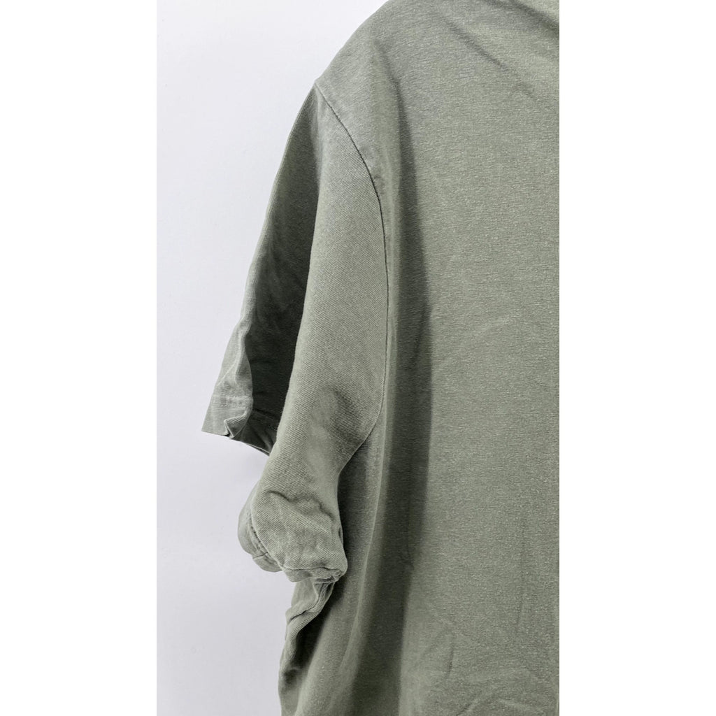 IMPURE Men's Olive Green Crewneck Short Sleeve Casual Cotton T-Shirt SZ L