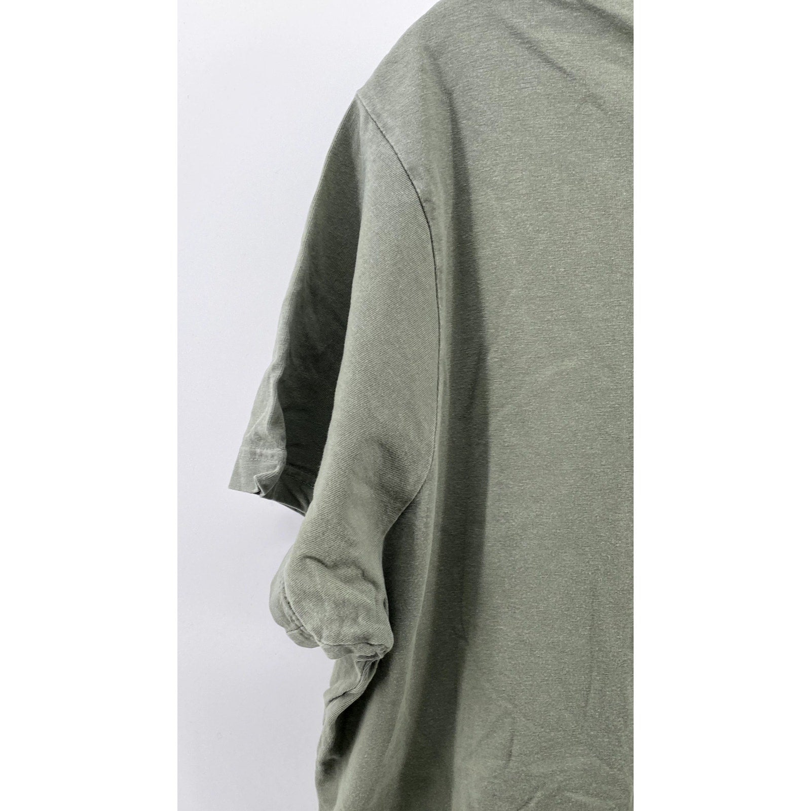 IMPURE Men's Olive Green Crewneck Short Sleeve Casual Cotton T-Shirt SZ L